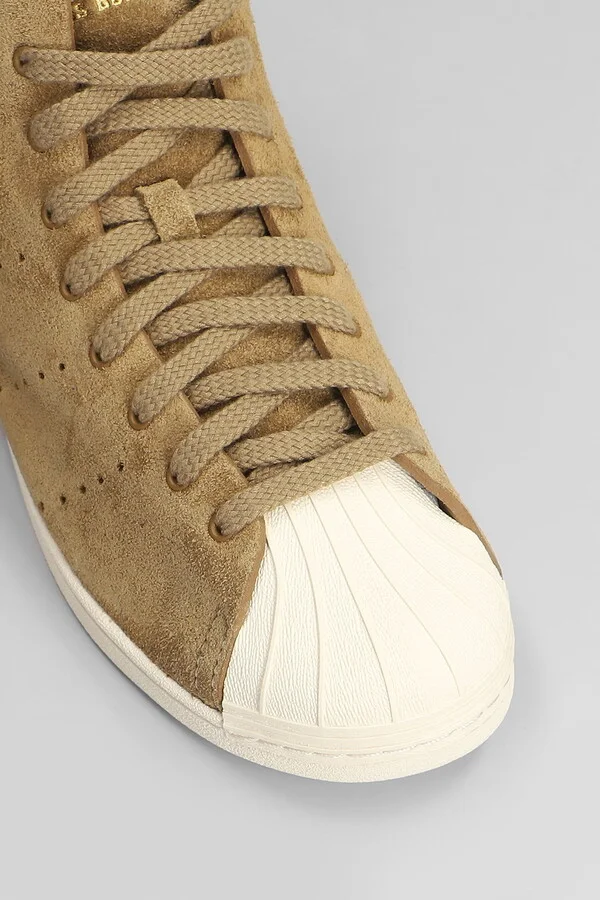 Superstar Hi Sneakers In Brown Suede - Image 5