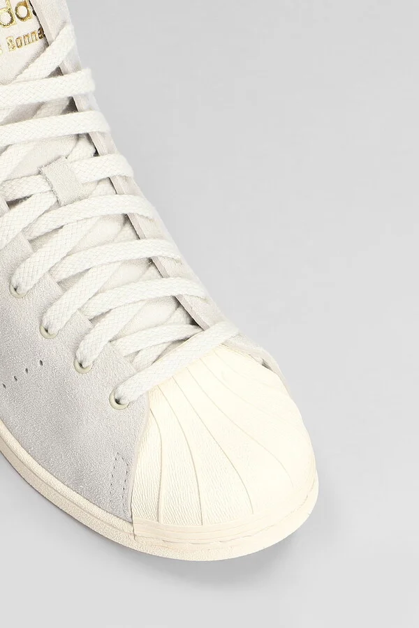 Superstar Hi Sneakers In Grey Suede - Image 5