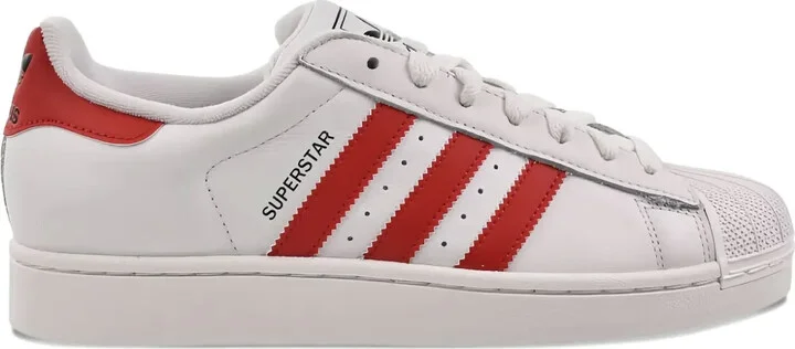 Superstar II "Cloud White/Better Scarlet" sneakers