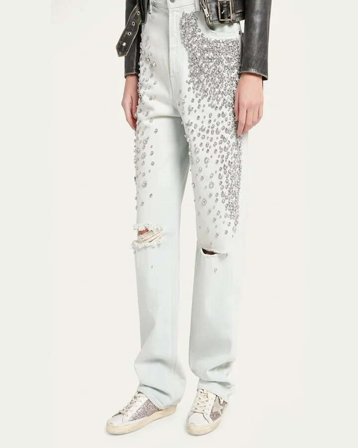Superstar Leather Glitter Low-Top Sneakers - Image 3