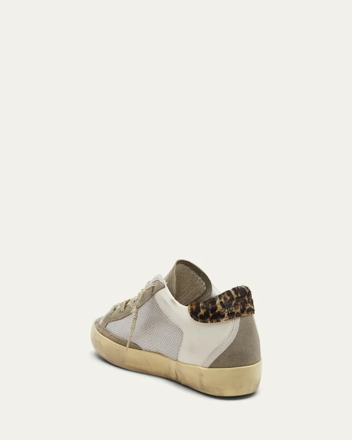 Superstar Leather Net Low-Top Sneakers - Image 4