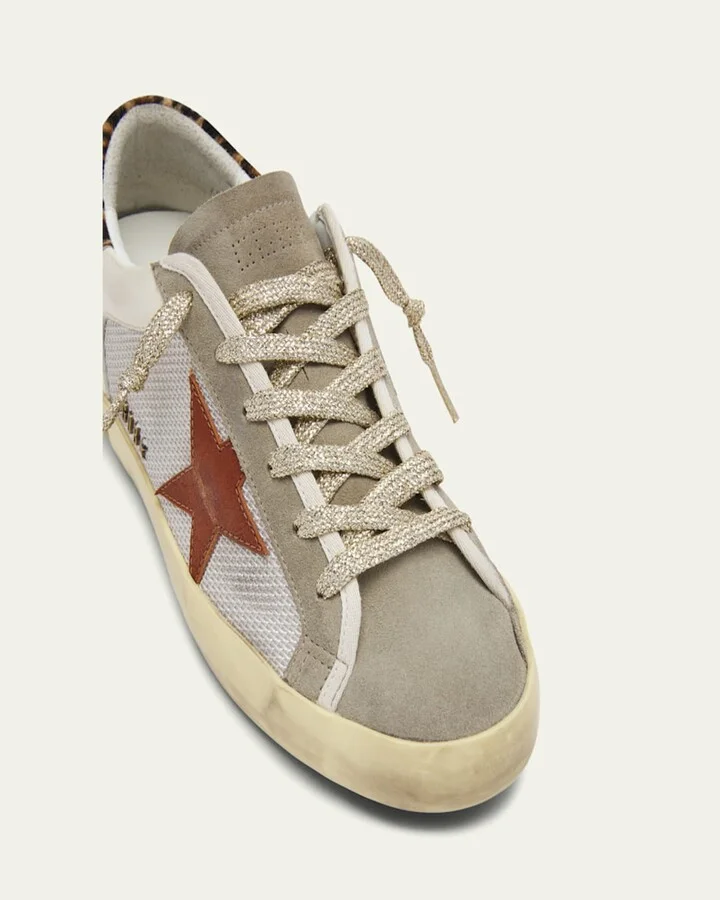 Superstar Leather Net Low-Top Sneakers - Image 5