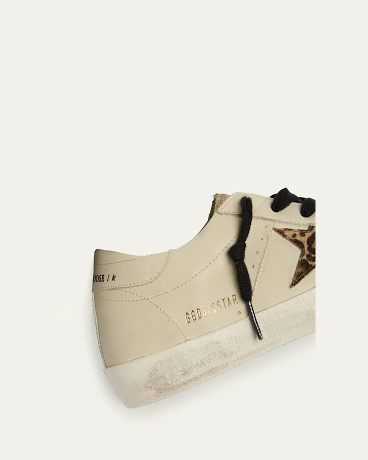 Superstar Leopard Glitter Low-Top Sneakers - Image 5