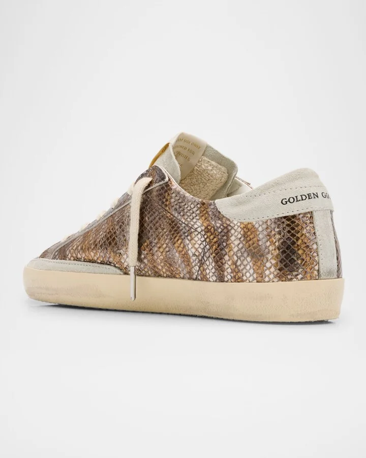 Superstar Metallic Embossed Low-Top Sneakers - Image 9
