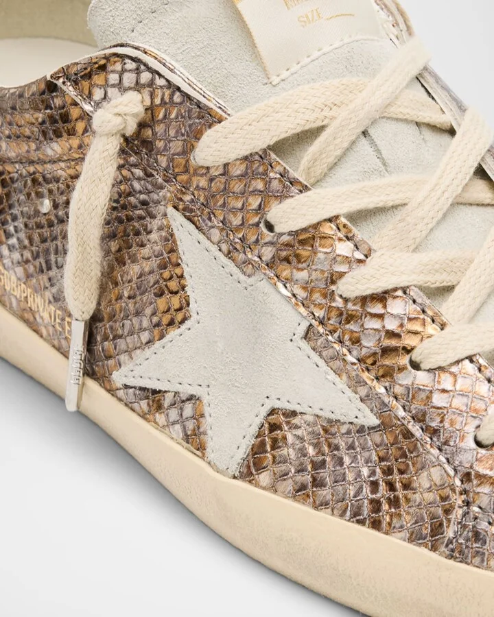 Superstar Metallic Embossed Low-Top Sneakers - Image 11