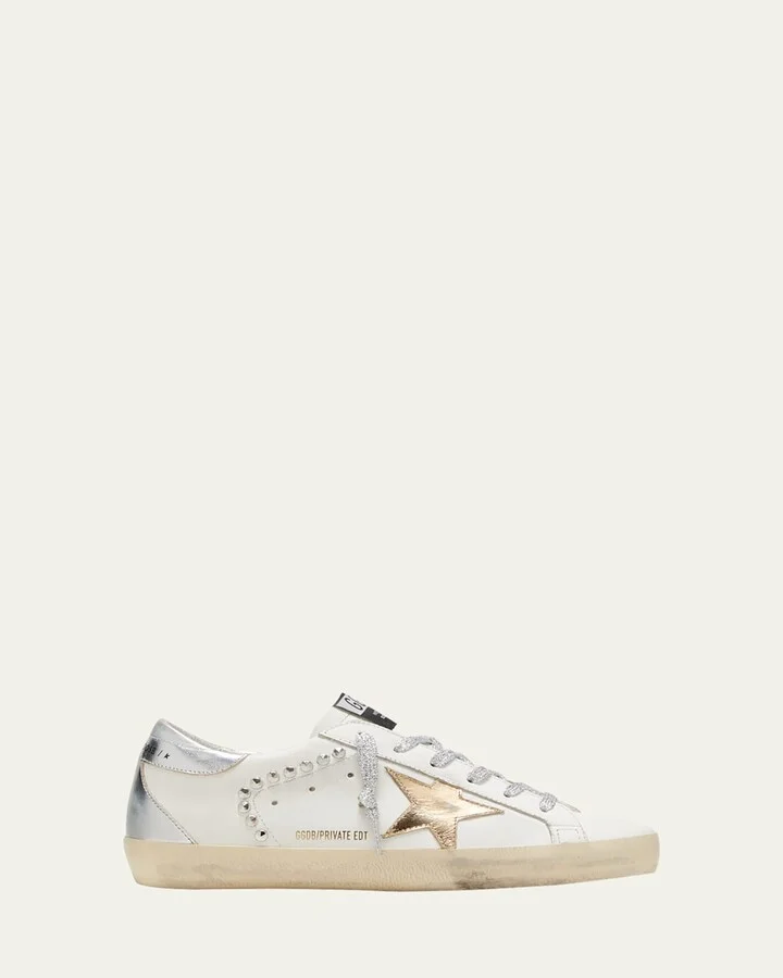 Superstar Metallic Stud Low-Top Sneakers