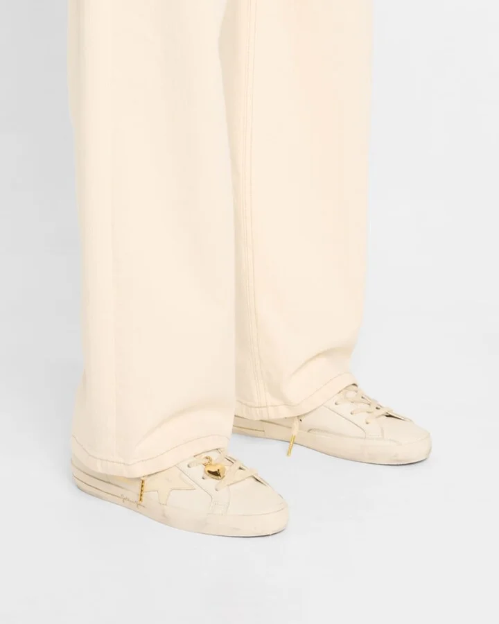 Superstar Mixed Leather Charm Low-Top Sneakers - Image 2