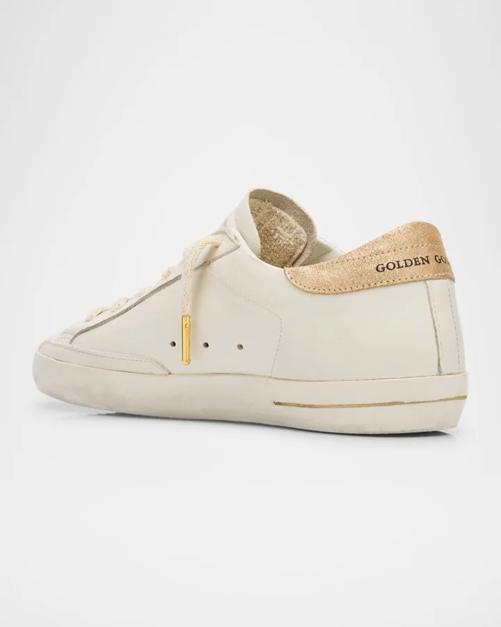 Superstar Mixed Leather Charm Low-Top Sneakers - Image 3