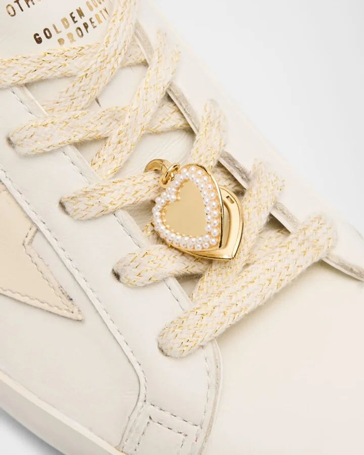 Superstar Mixed Leather Charm Low-Top Sneakers - Image 6
