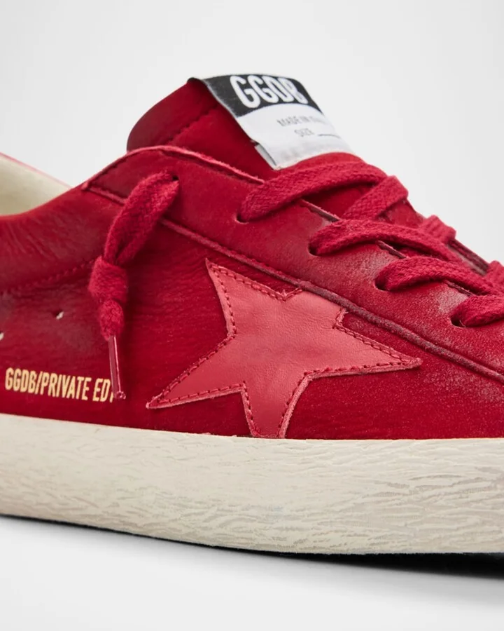 Superstar Mixed Leather Low-Top Sneakers - Image 4