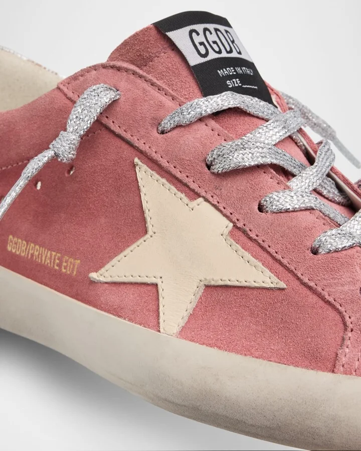 Superstar Mixed Leather Low-Top Sneakers - Image 7