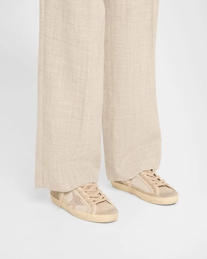 Superstar Mixed Leather Low-Top Sneakers - Image 8