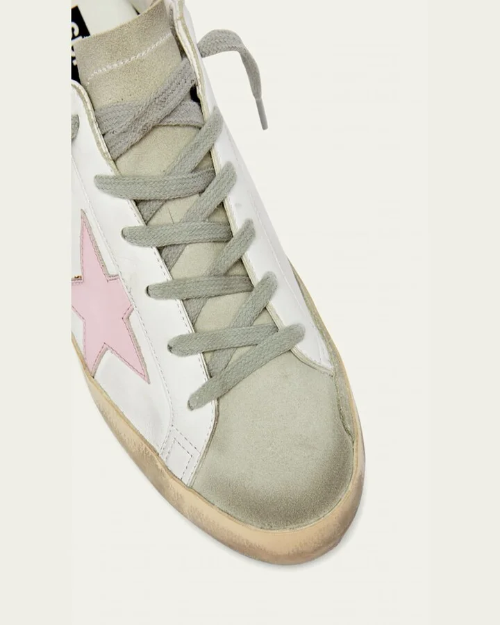 Superstar Mixed Leather Low-Top Sneakers - Image 7