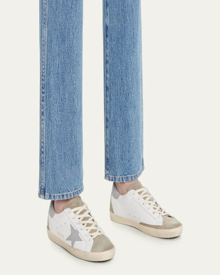 Superstar Mixed Leather Low-Top Sneakers - Image 3
