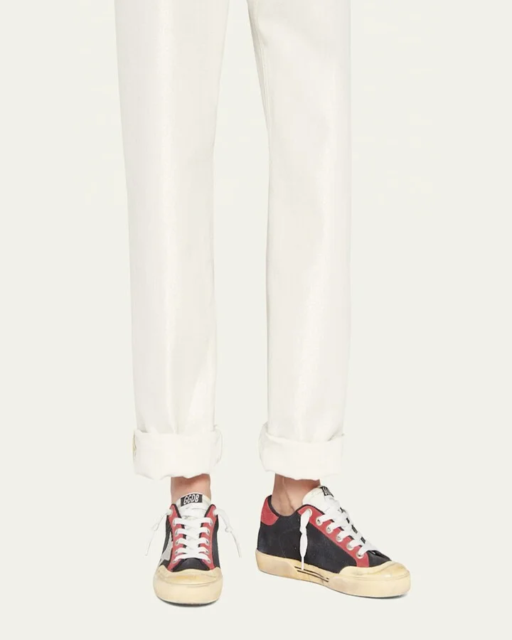 Superstar Mixed Leather Low-Top Sneakers - Image 2