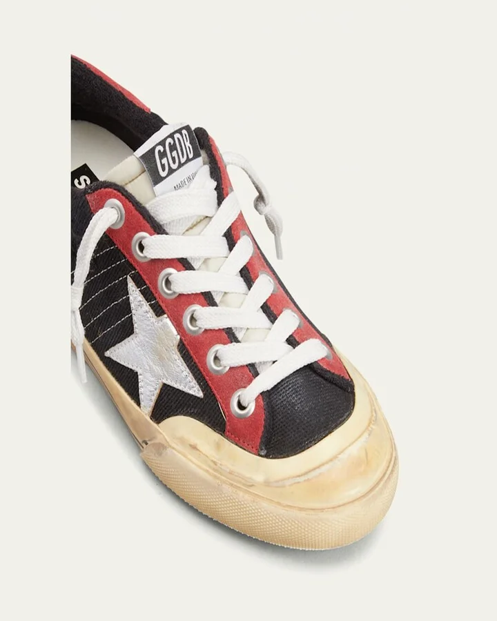 Superstar Mixed Leather Low-Top Sneakers - Image 6