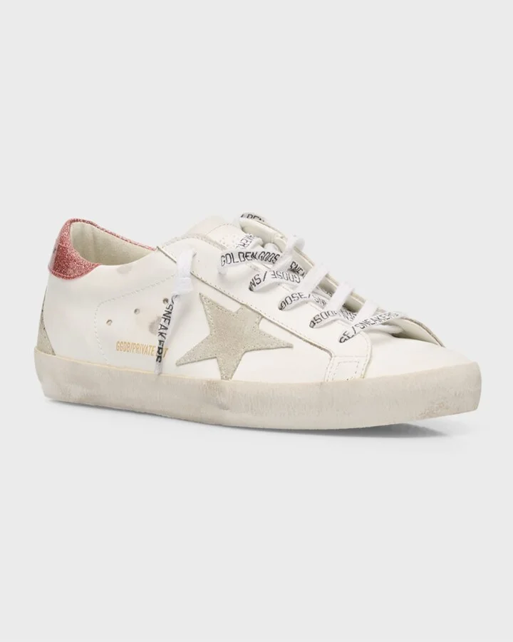 Superstar Mixed Leather Low-Top Sneakers - Image 3