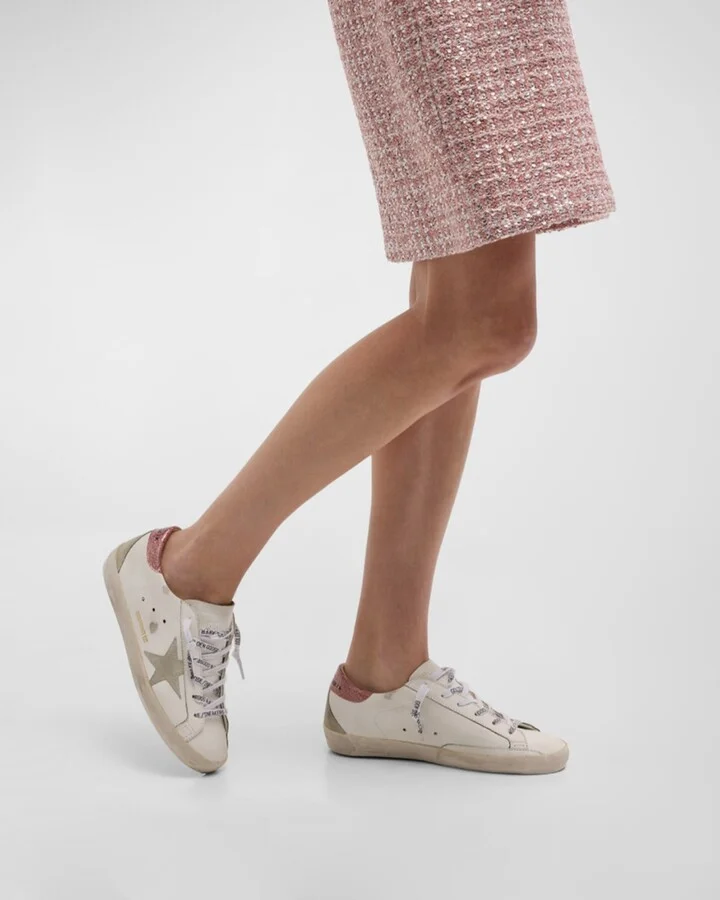 Superstar Mixed Leather Low-Top Sneakers - Image 5