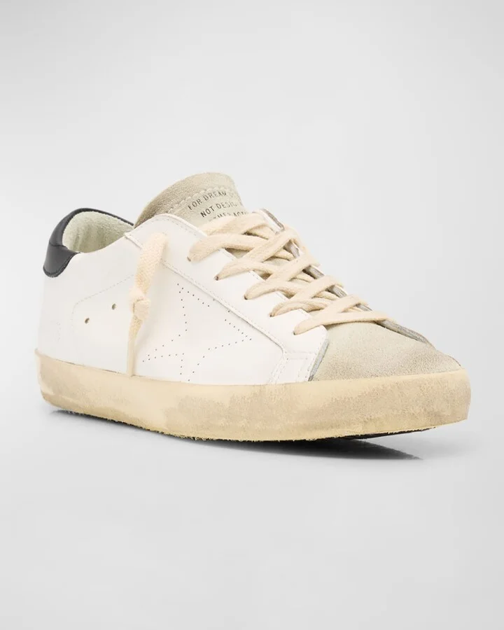 Superstar Mixed Leather Low-Top Sneakers - Image 2