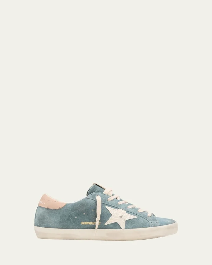 Superstar Mixed Leather Low-Top Sneakers