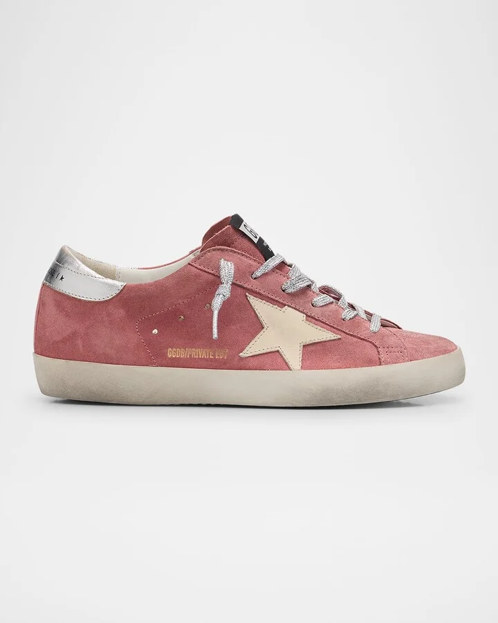 Superstar Mixed Leather Low-Top Sneakers