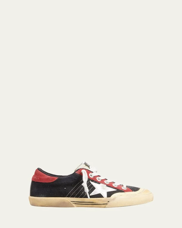 Superstar Mixed Leather Low-Top Sneakers