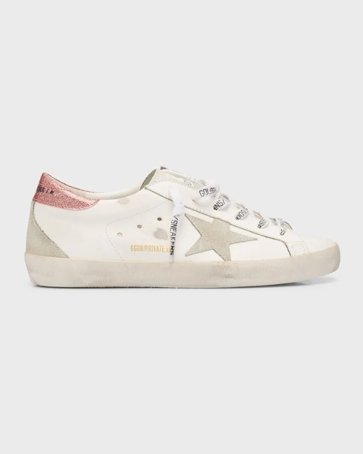 Superstar Mixed Leather Low-Top Sneakers