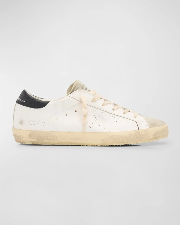 Superstar Mixed Leather Low-Top Sneakers
