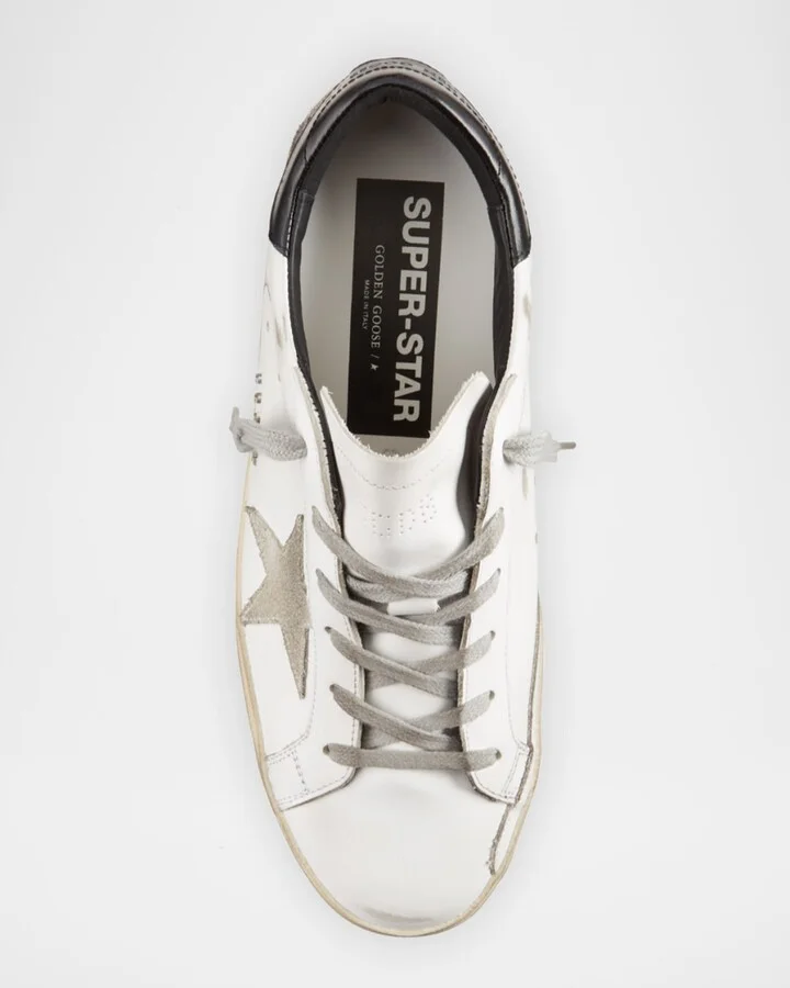 Superstar Mixed Leather Sneakers - Image 2