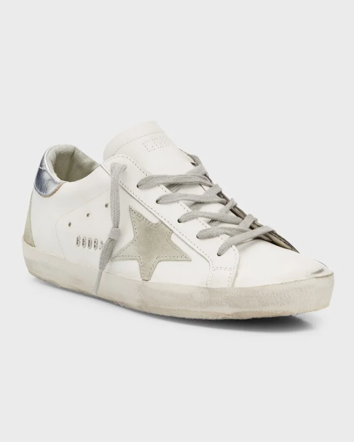 Superstar Mixed Leather Sneakers - Image 4