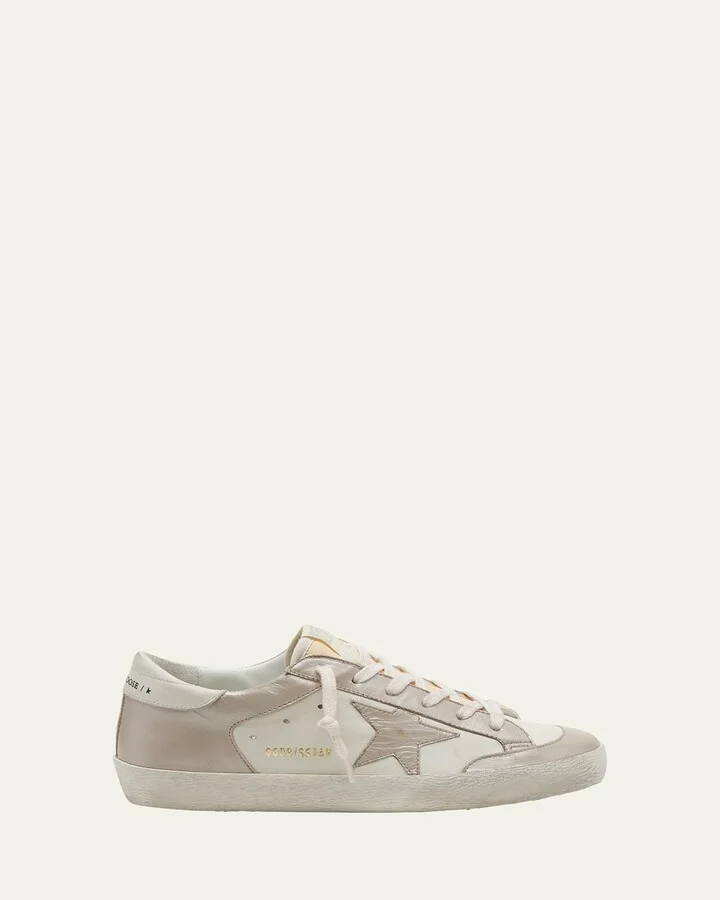 Superstar Nappa Leather Low-Top Sneakers