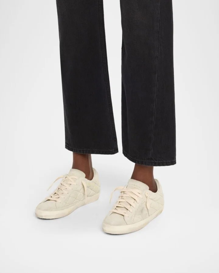 Superstar Quilted Mixed Leather Low-Top Sneakers - Image 5