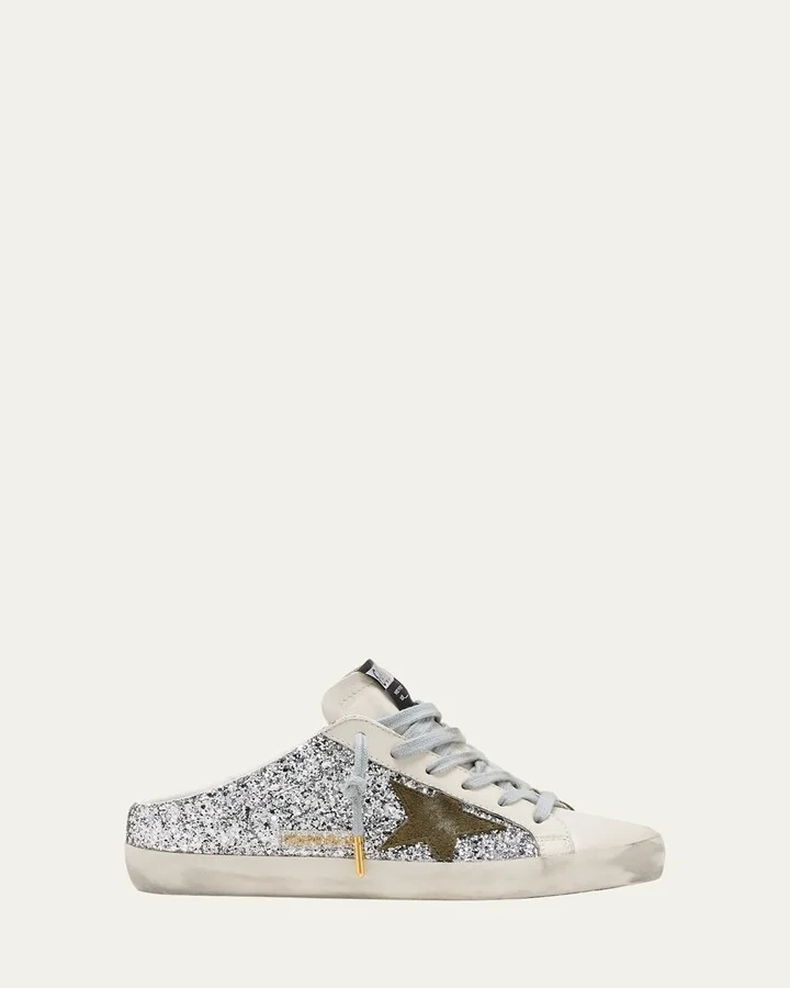 Superstar Sabot Glitter Slide Sneakers