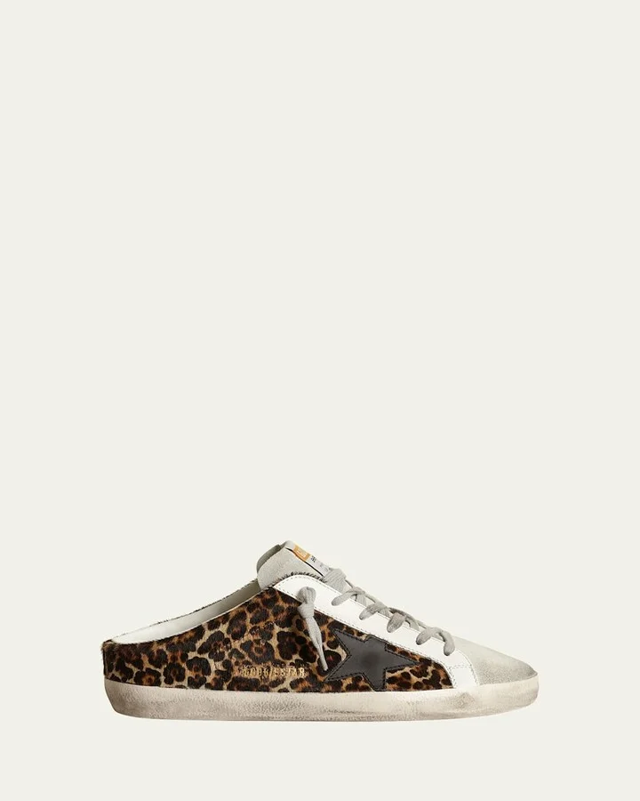 Superstar Sabot Leopard-Print Sneakers
