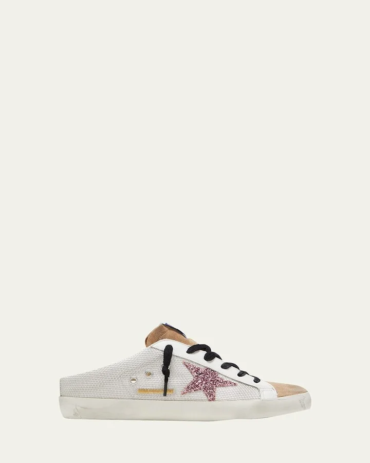 Superstar Sabot Net Glitter Slide Sneakers