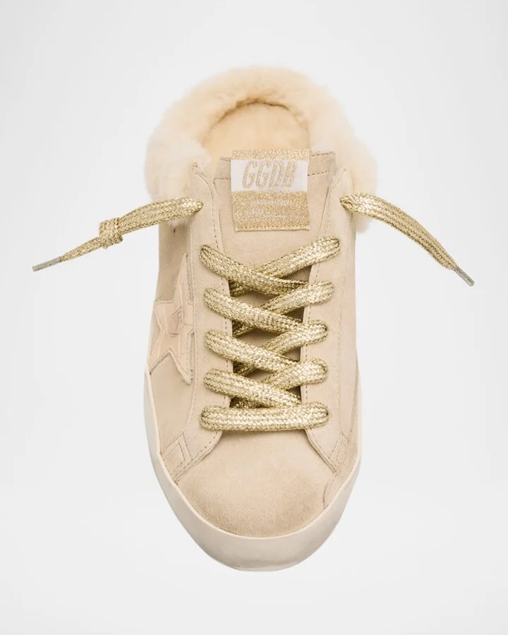 Superstar Sabot Suede Shearling Slide Sneakers - Image 3