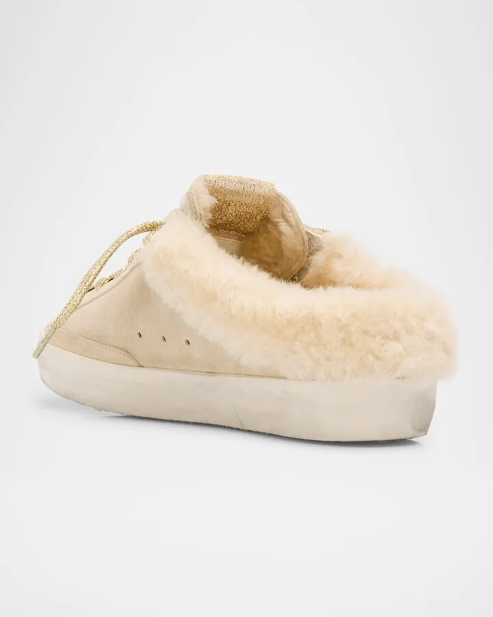 Superstar Sabot Suede Shearling Slide Sneakers - Image 7