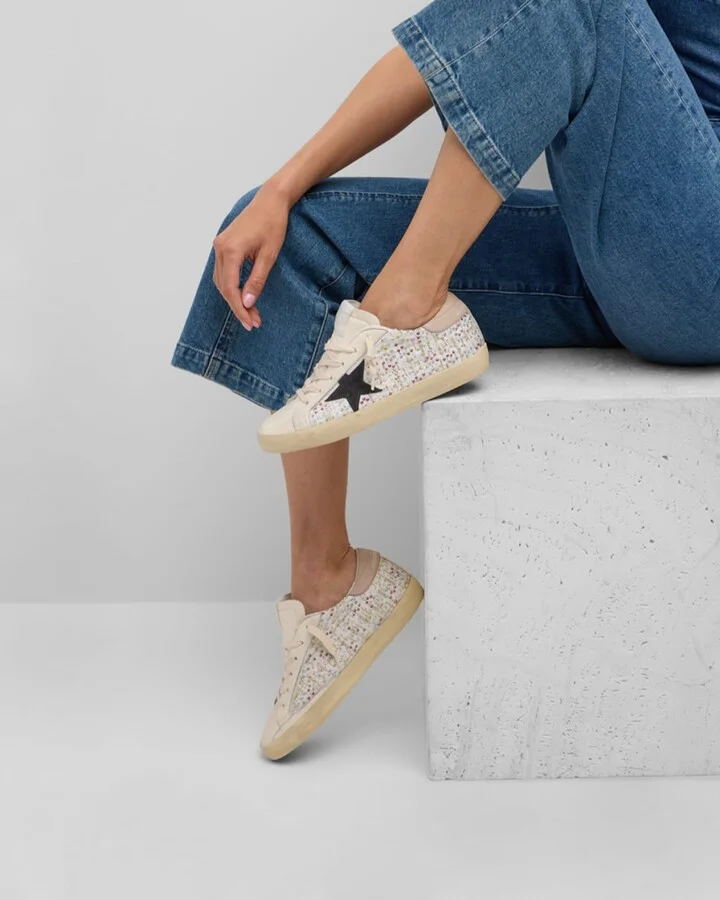 Superstar Sequin Leather Low-Top Sneakers - Image 5