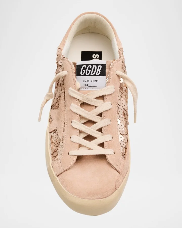 Superstar Sequin Suede Low-Top Sneakers - Image 5