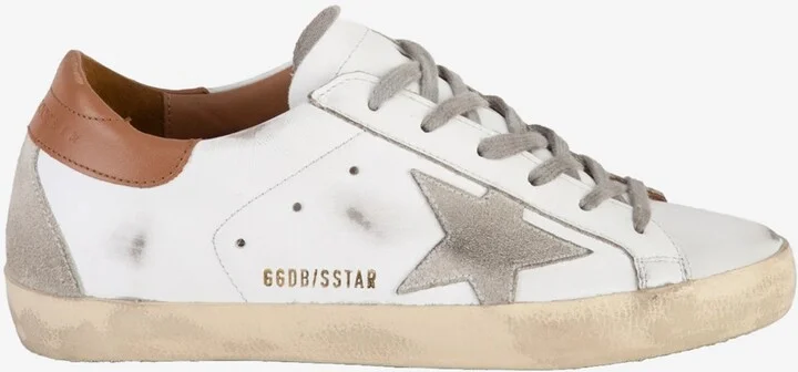 Superstar Signature Star Leather Sneakers