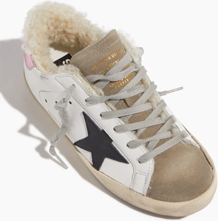Superstar Sneaker in White/Ice/Black/Pink - Image 4