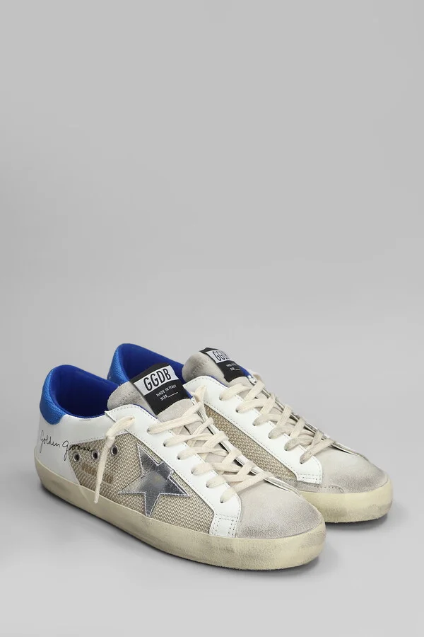 Superstar Sneakers In White Leather And Fabric - Image 2