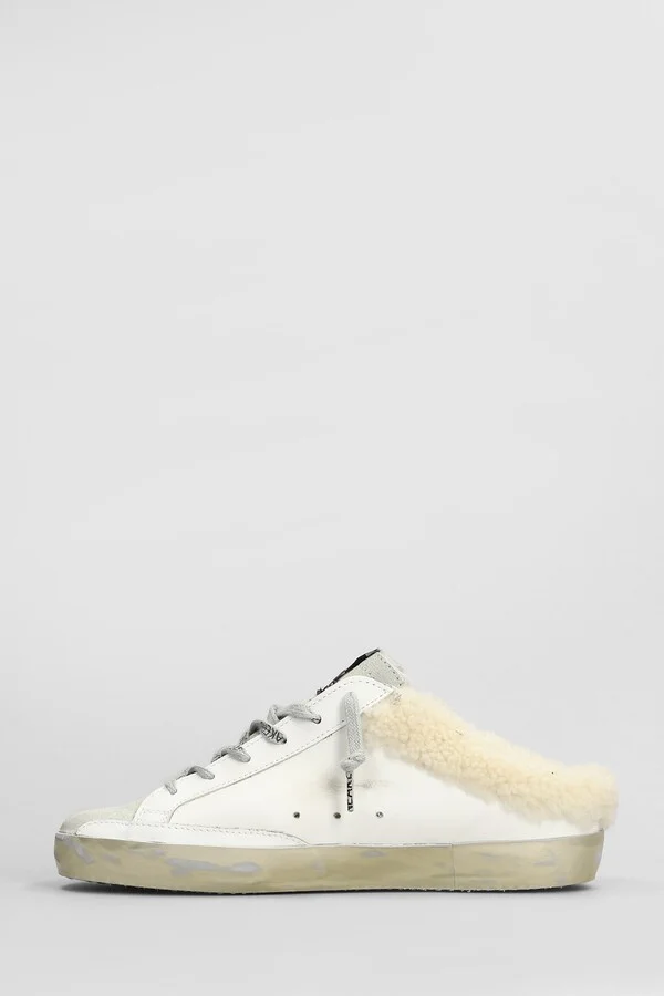 Superstar Sneakers In White Suede And Leather - Image 3