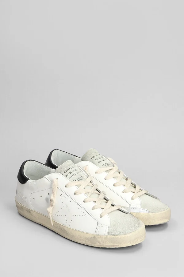 Superstar Sneakers In White Suede And Leather - Image 2