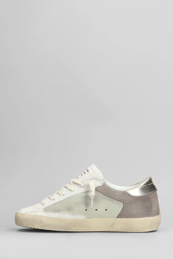 Superstar Sneakers In White Suede And Leather - Image 3