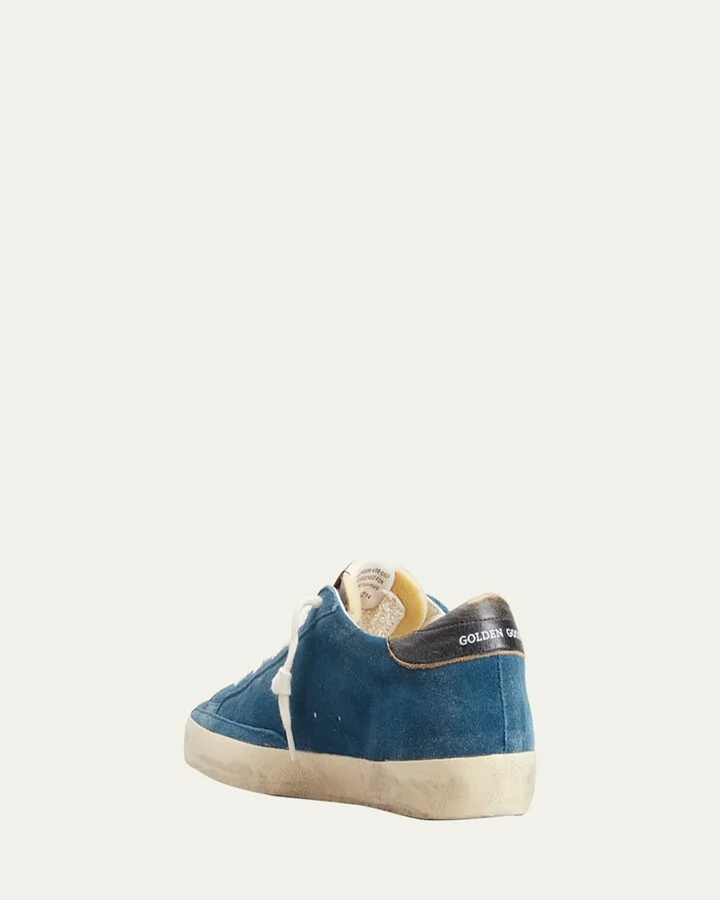 Superstar Suede Glitter Low-Top Sneakers - Image 2