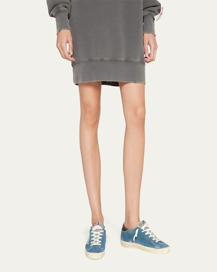 Superstar Suede Glitter Low-Top Sneakers - Image 5