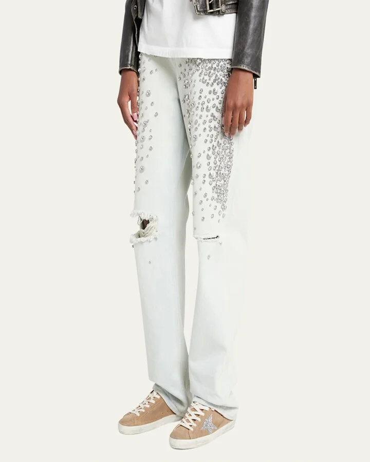 Superstar Suede Glitter Low-Top Sneakers - Image 2