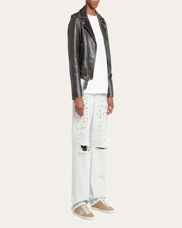 Superstar Suede Glitter Low-Top Sneakers - Image 5