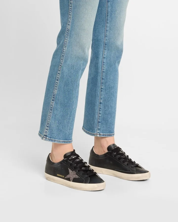 Superstar Swarovski Leather Low-Top Sneakers - Image 3